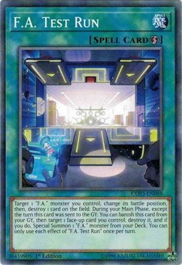 F.A. Test Run | EXFO-EN089